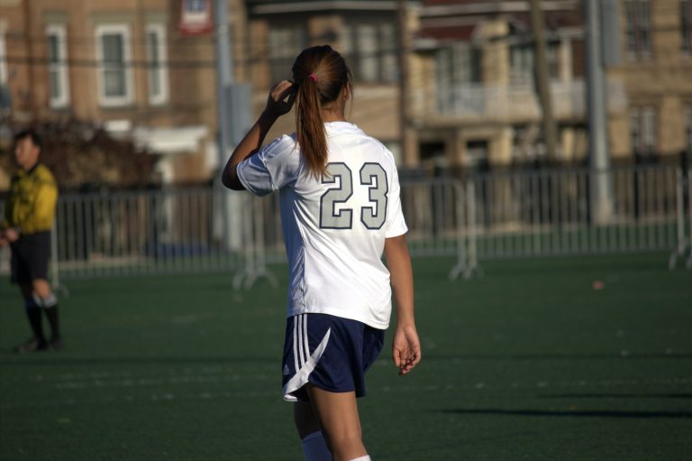 Back of a sports shirt with the number 23